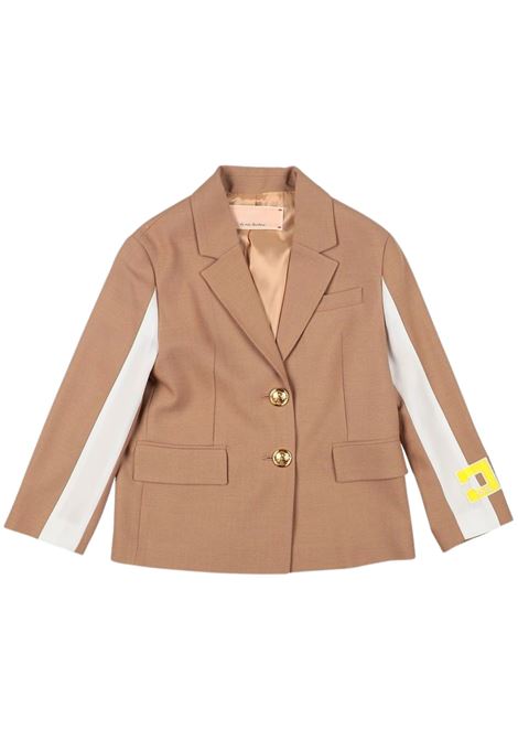 Giacca bambina beige in lana ElISABETTA FRANCHI | EFGC059/SUBEIGE